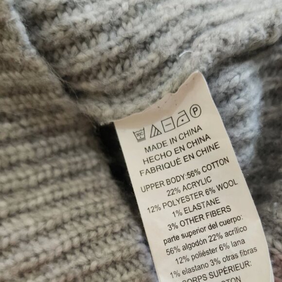 Brand New Michael Kors Women's Gray Colourblock Sweater - Picture 8 of 10
